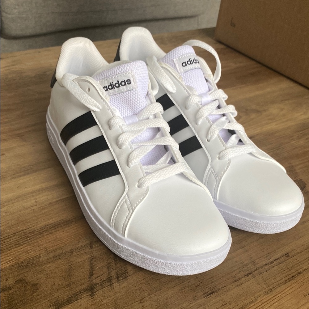Adidas White and Black Sneakers